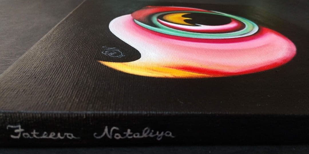 ミステリアスアイ / 油絵