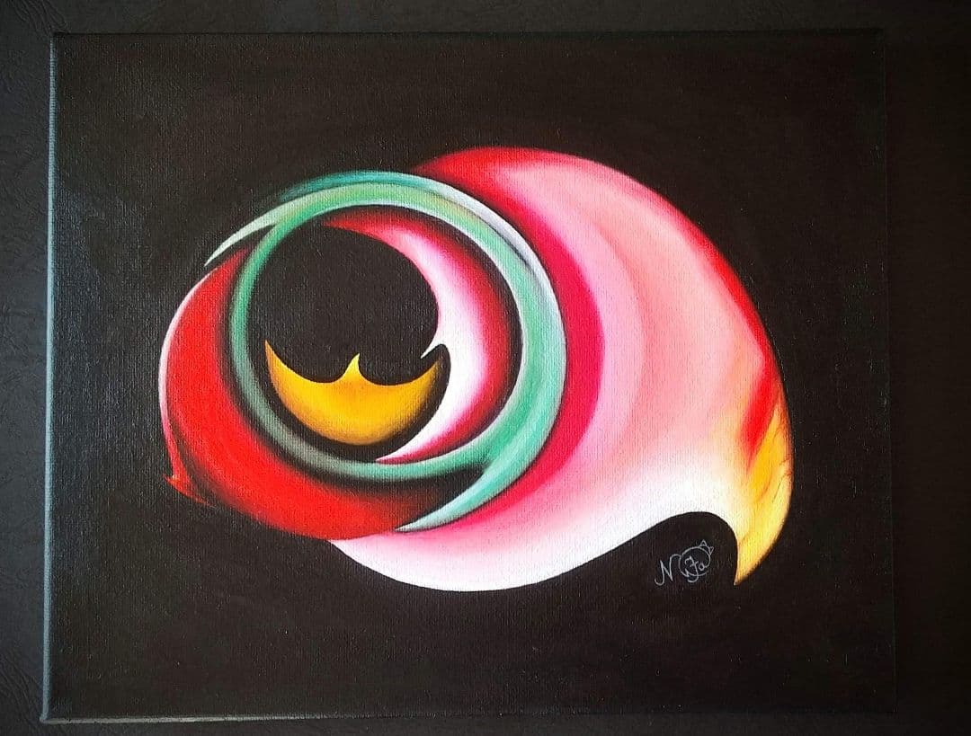 ミステリアスアイ / 油絵