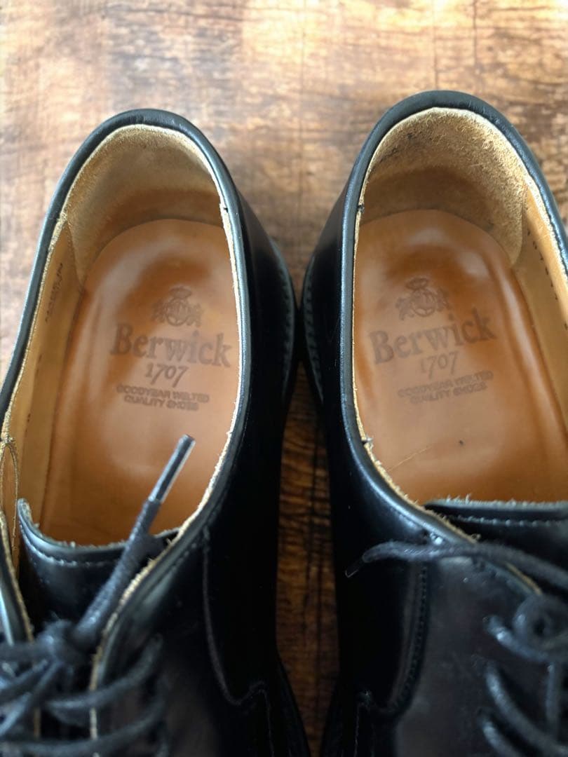【美品】Berwick ドレスシューズ 靴木型付き