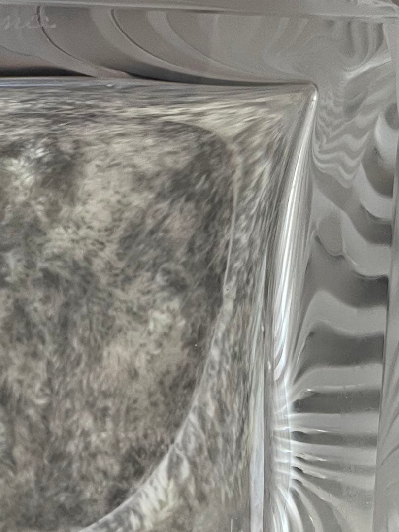 LAUQUE ラリック 水指 茶道具 ガラ工芸　ガラス　花瓶　置物　中古品