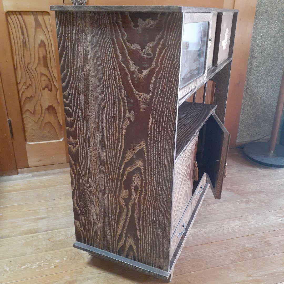 最終価格【昭和レトロ】茶棚 茶箪笥 飾り棚 アンティーク 古民家 長期保管品