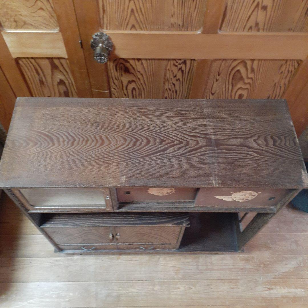 最終価格【昭和レトロ】茶棚 茶箪笥 飾り棚 アンティーク 古民家 長期保管品