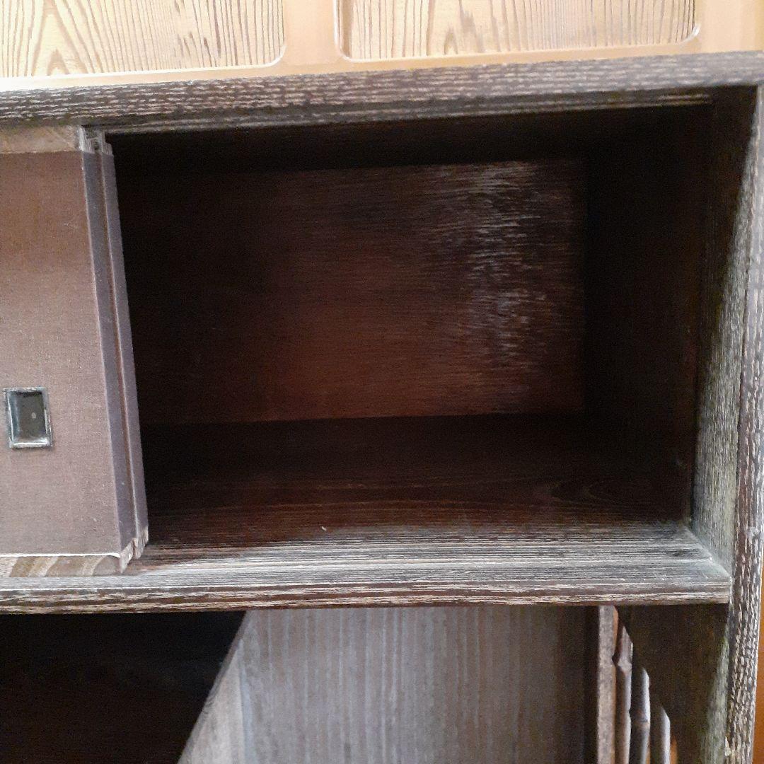 最終価格【昭和レトロ】茶棚 茶箪笥 飾り棚 アンティーク 古民家 長期保管品