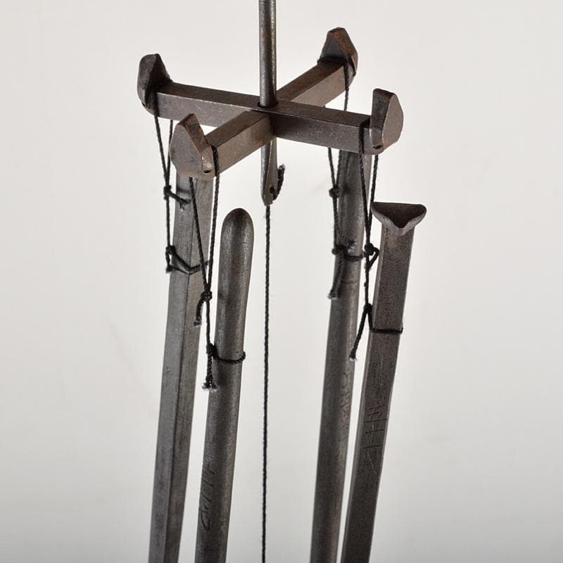 明珍火箸　五十一代　明珍宗之作　火箸風鈴　共箱　M　R6356