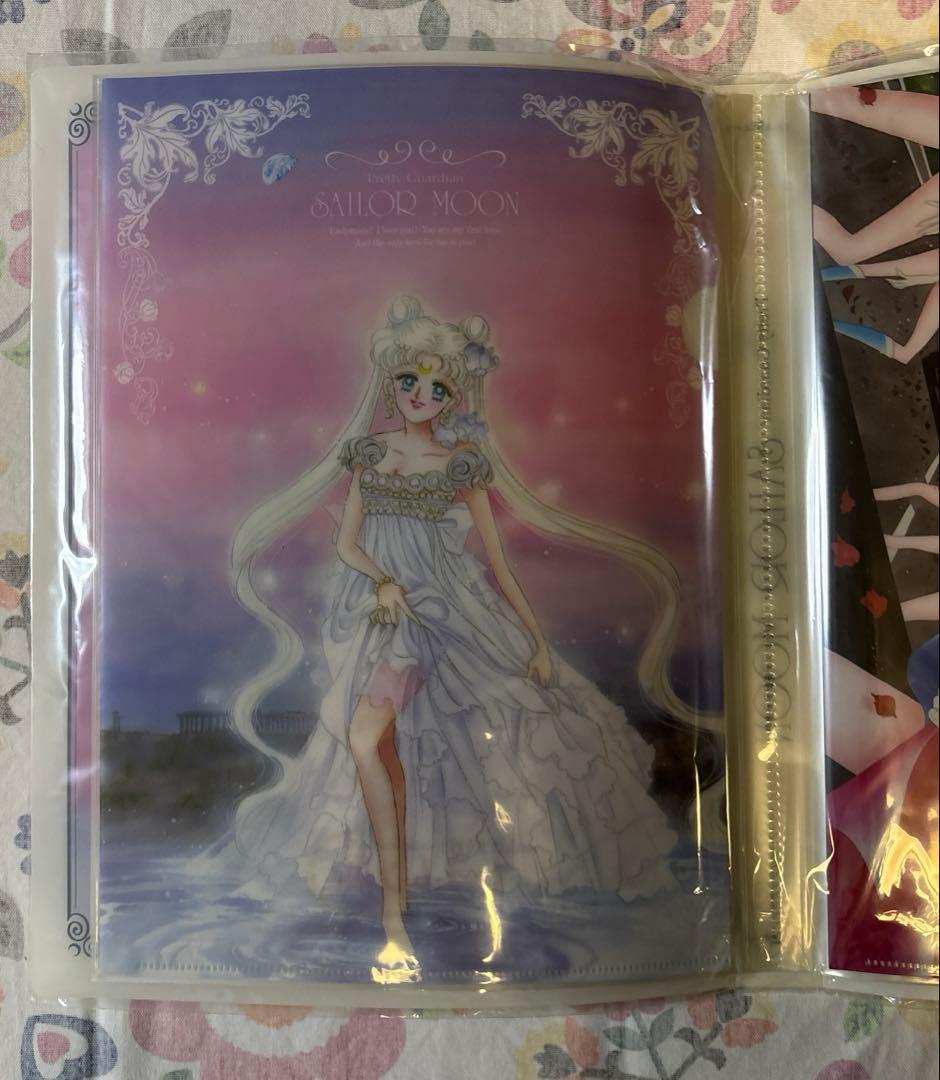 セーラームーン展　クリアファイルホルダー　クリアファイル2枚付き　+ファイル5枚
