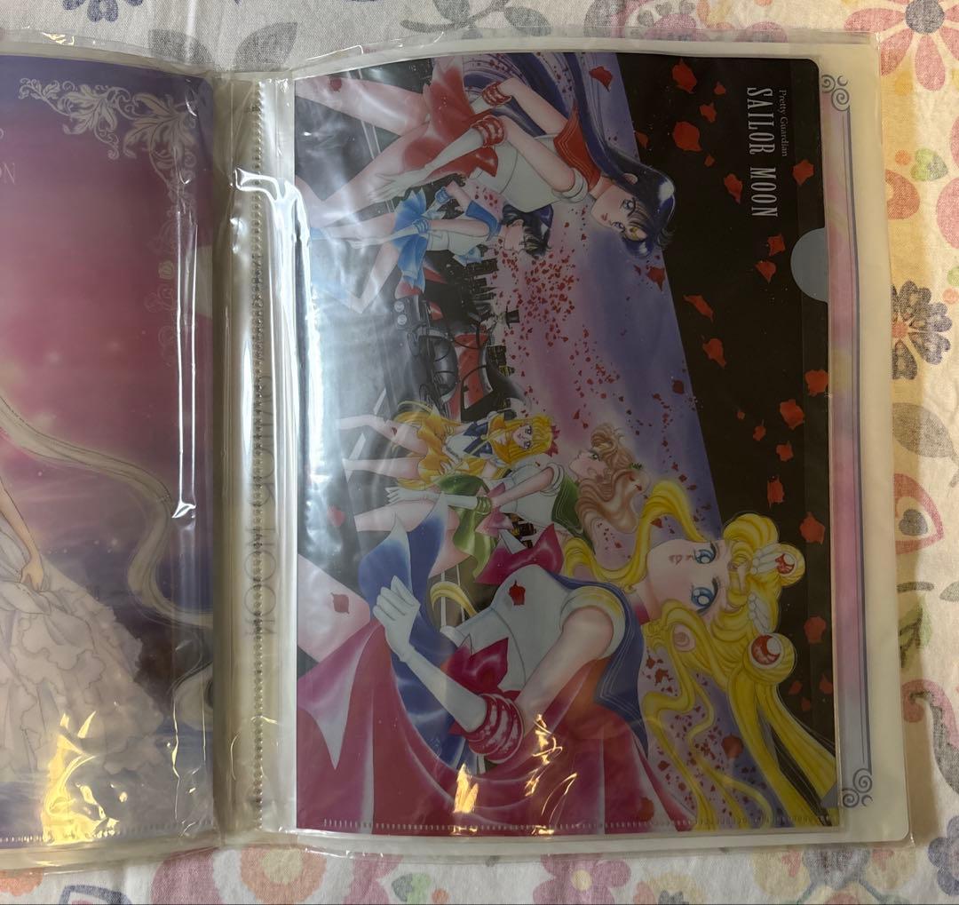 セーラームーン展　クリアファイルホルダー　クリアファイル2枚付き　+ファイル5枚
