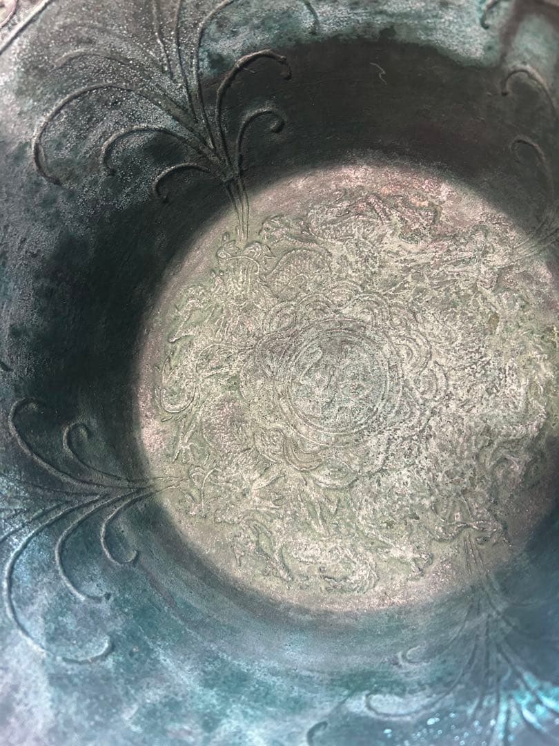 青銅　　春雷驚龍鍋