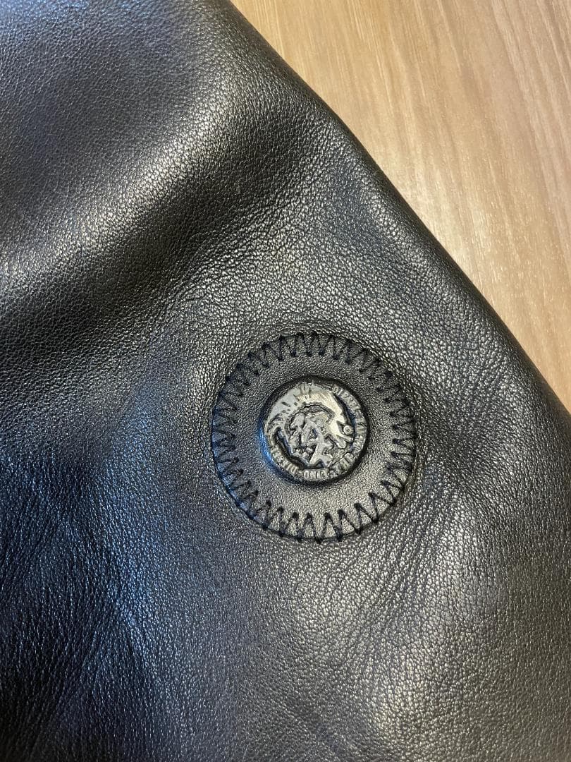 DIESEL TIMELESS ディーゼル　シングルレザーライダースジャケット