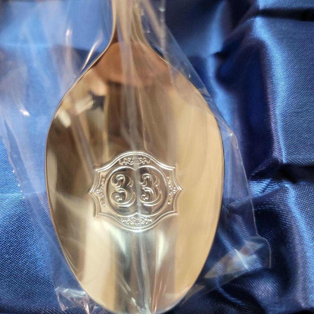 【新品未使用】ディズニーランドCLUB33 30周年限定ペアスプーン　シルバー