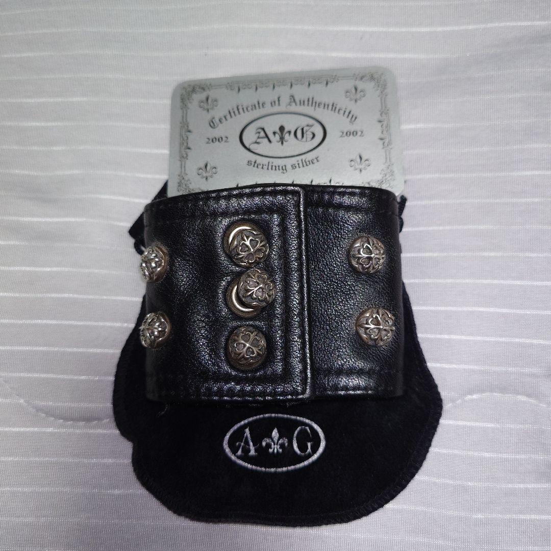 A＆Gレザーリストバンド