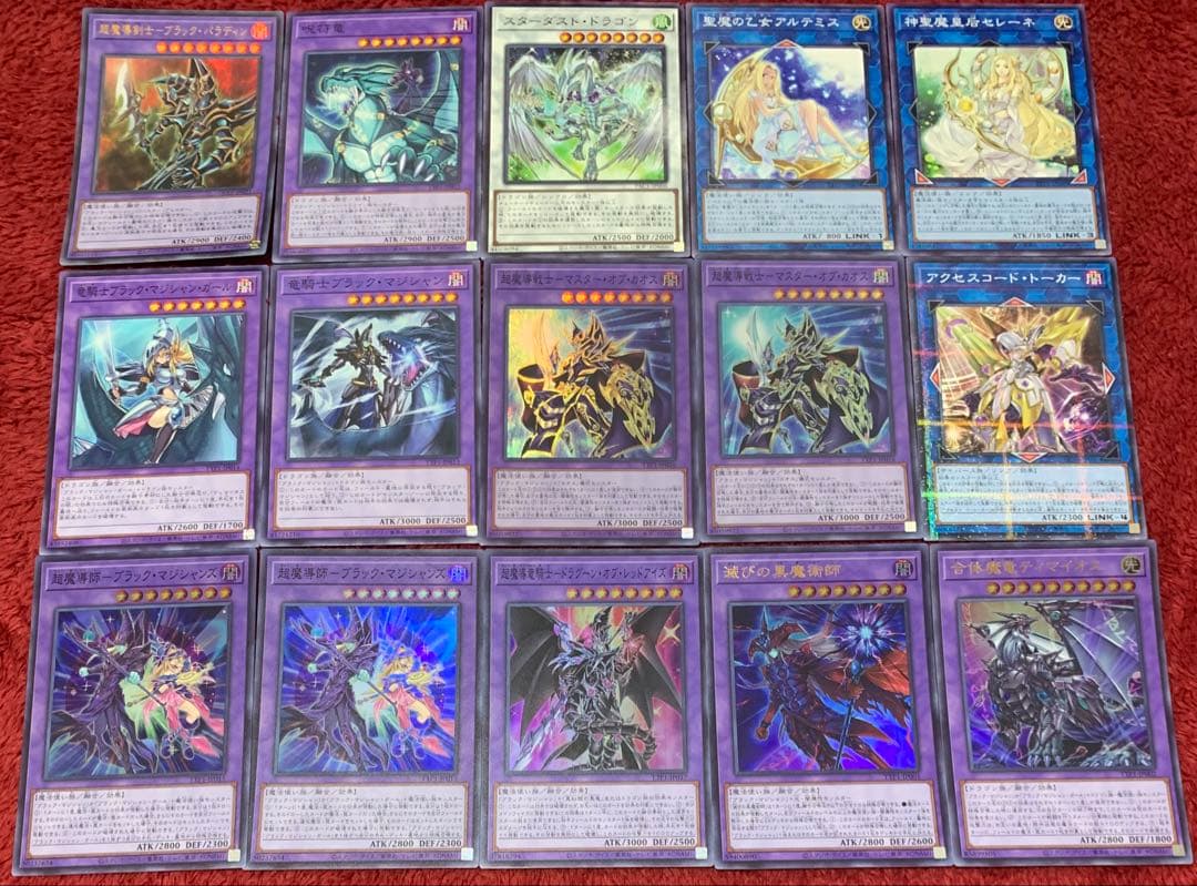 遊戯王　本格構築ブラックマジシャンデッキ40枚＋E X15枚