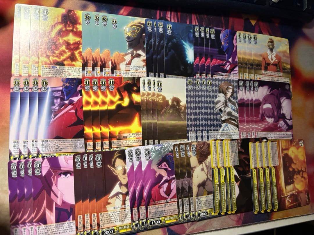 カ*]様 値下げ可能　ヴァイス　オーバーロード デッキ　RR以下4コン　パーツ大