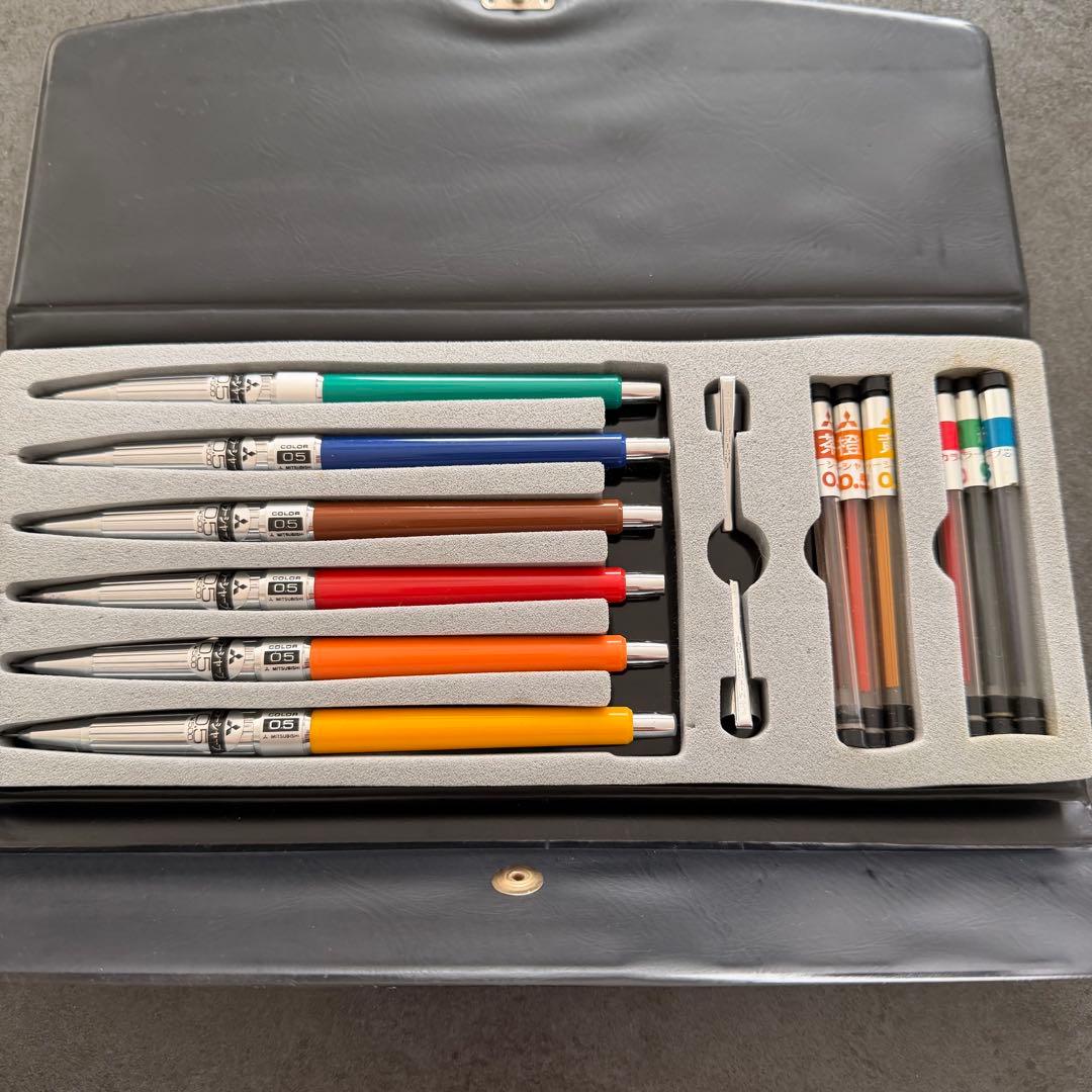 【廃盤品】三菱鉛筆　カラーシャープ　COLOR SHARP 6本セット