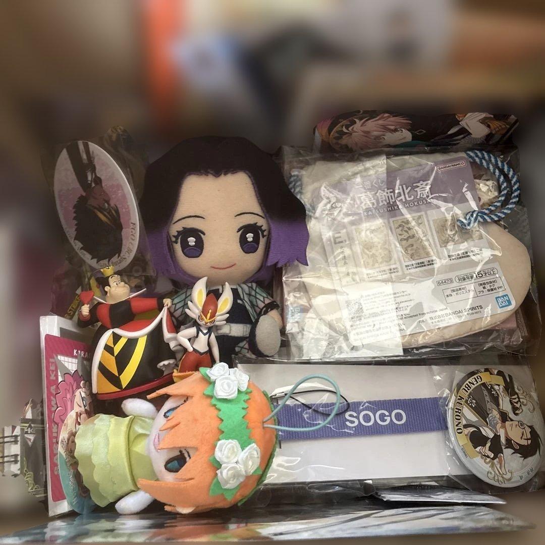 ノンジャンル　アニメグッズ　まとめ売り　4.6kg 約200点