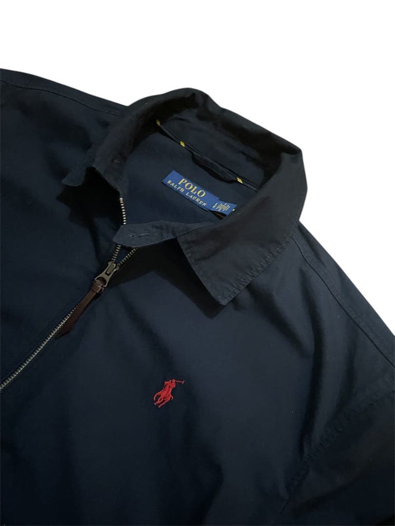 現行モデル ポロラルフローレン スウィングトップ ネイビー ポニー刺繍 L