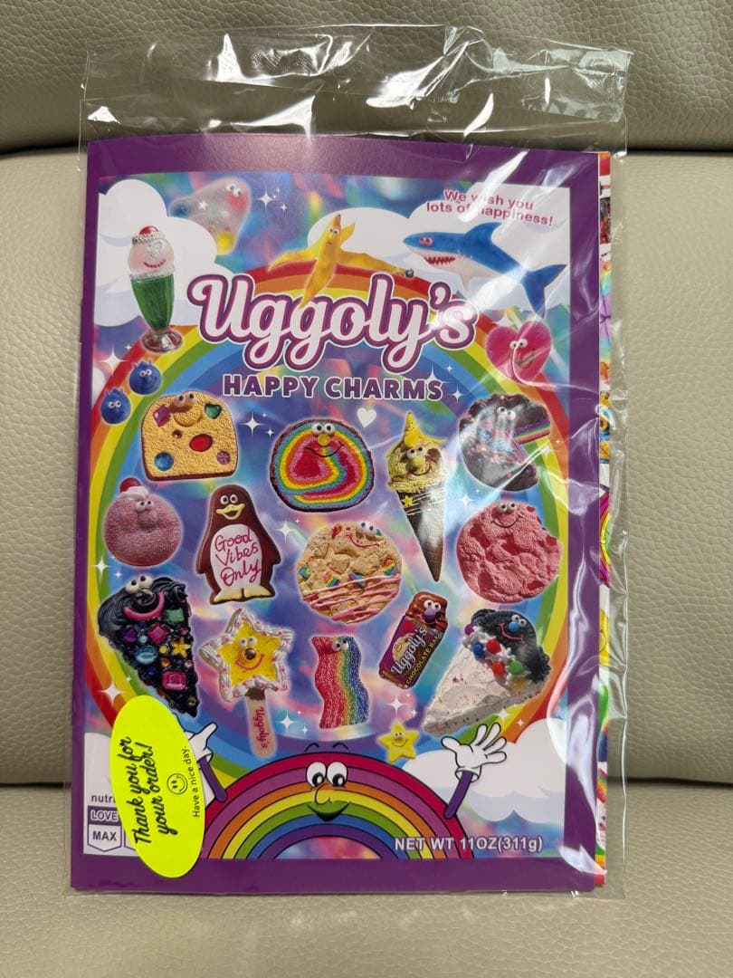 【新品未使用】uggoly's ユッゴリーズ クッキー チャーム キーホルダー