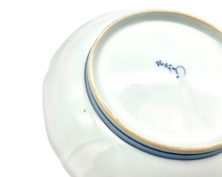 十三代 今泉今右衛門(造) 色絵　桃　飾皿 共箱