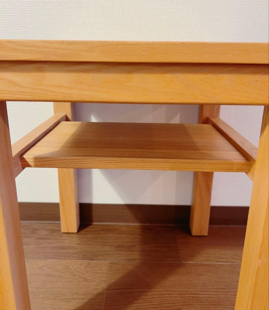 無印良品 木製サイドテーブルベンチ　廃盤品