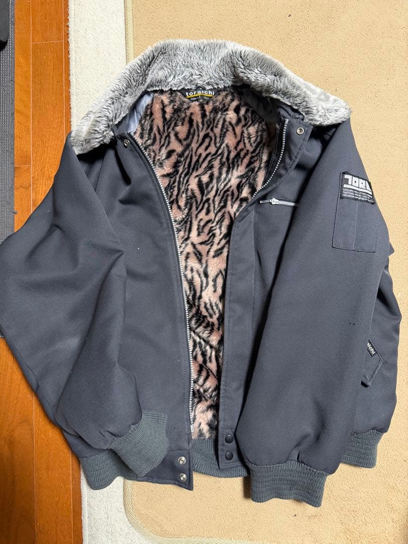 寅壱 4150 ピンク虎柄 裏ボア パイロットジャンパー　★激レア★ジャンバー