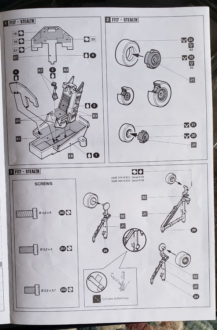 F-117A STEALTH 1:48 MACKIT製