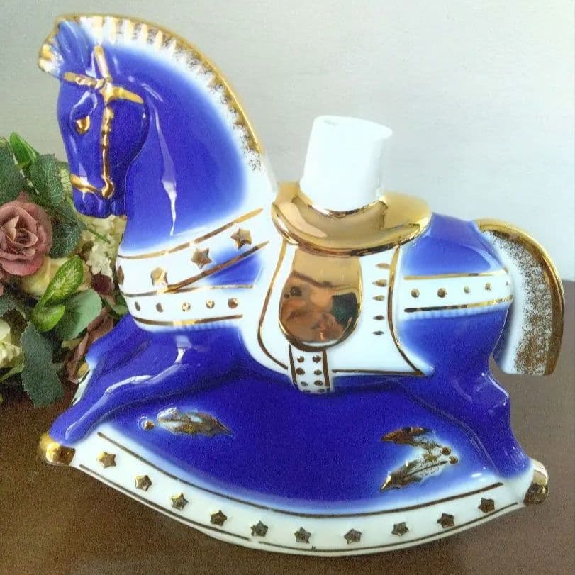 ✩サントリークリスマス1988X.O [未開封]ハウスと[空瓶]木馬のセット✩