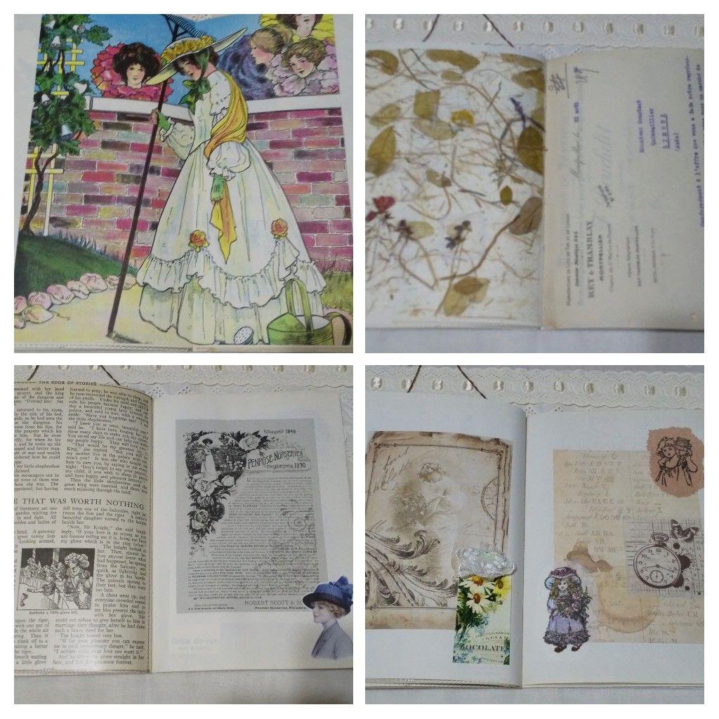 ジャンクジャーナル　シャビー　ビクトリアン　アンティーク　フラワー　天使