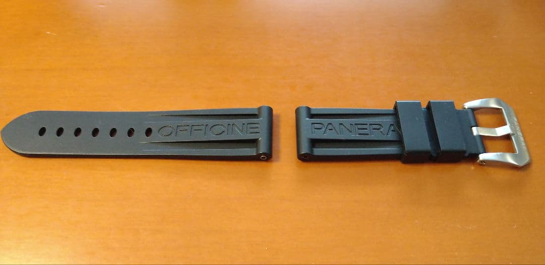 u*a様 【OFFICINE PANERAI】 44m用／ラバーベルト／ブラック