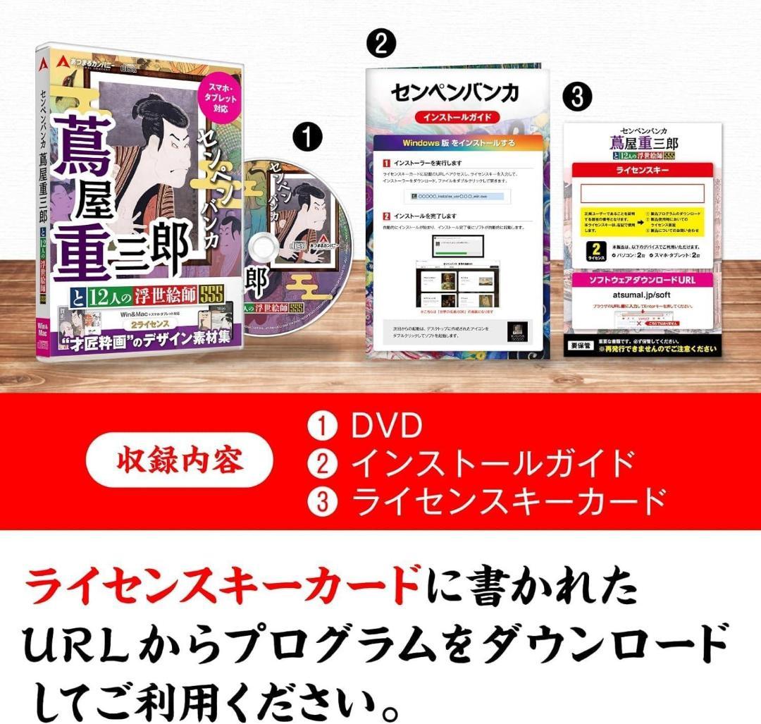 【未開封新品】名画画像素材 センペンバンカ (蔦屋重三郎)