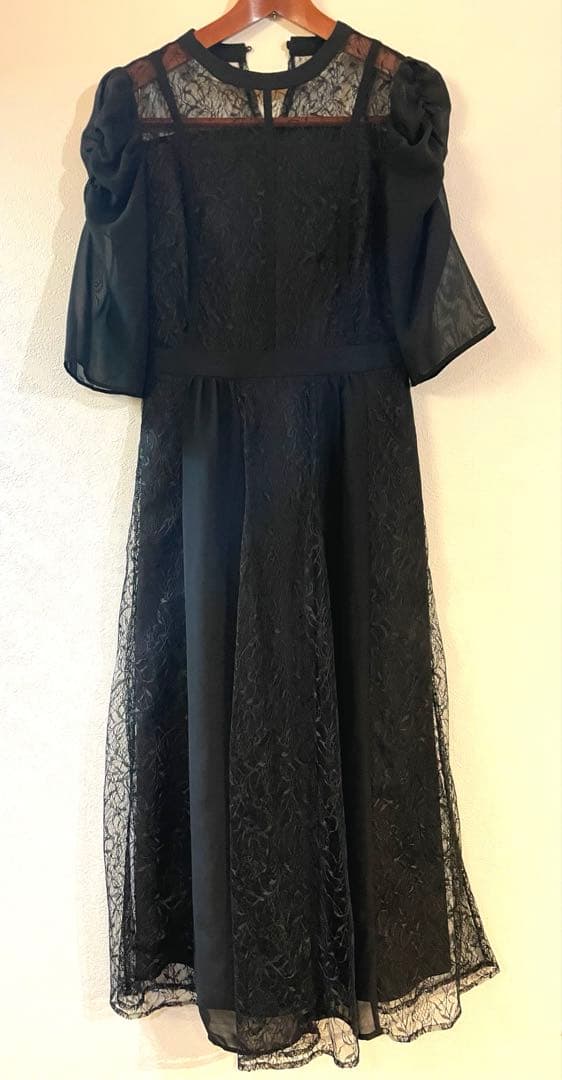 ✭niana ✭レース ブラック　パーティードレス