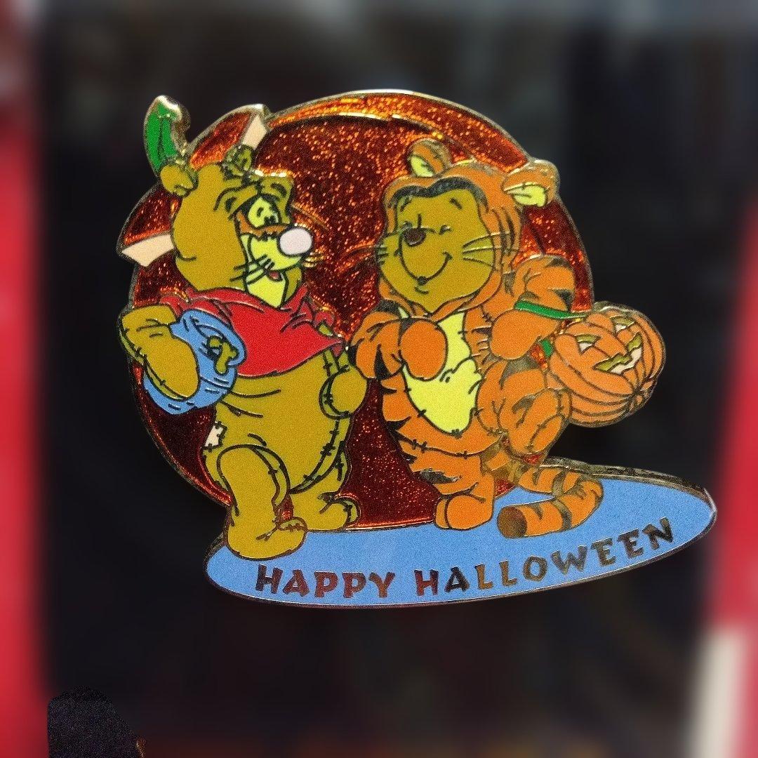 Disney Pin★くまのプーさん&ティガーピンバッジ★限定250個　保管品