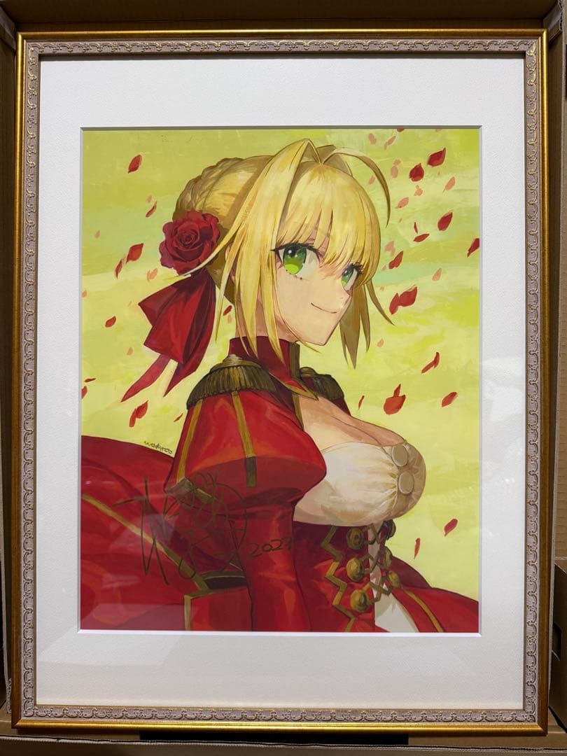 ぺ*た様 ワダアルコ展　サイン入り複製画　ネロ・クラウディウス