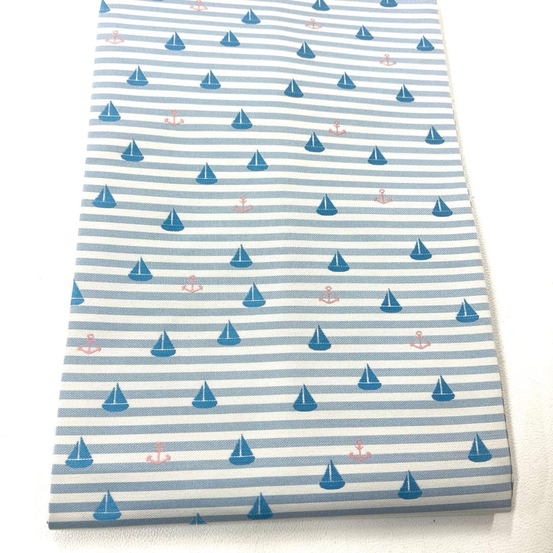 専用帯4568●田中伝謹製 高級正絹 名古屋仕立て 名古屋帯 ヨットイカリマリン