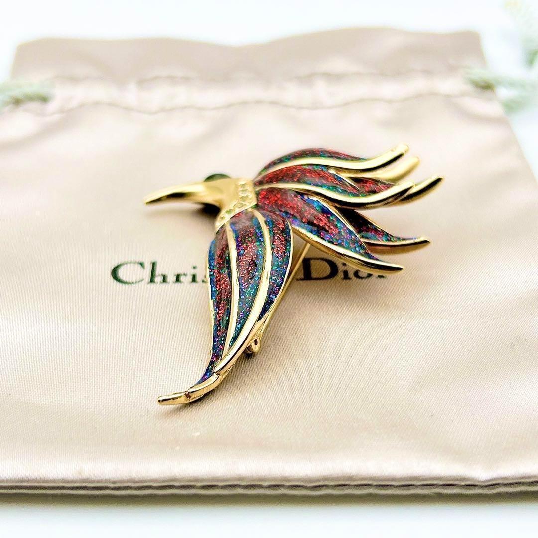2448　 Germany製　極美品✨Dior　ブローチ　CD　ロゴ　希少　刻印