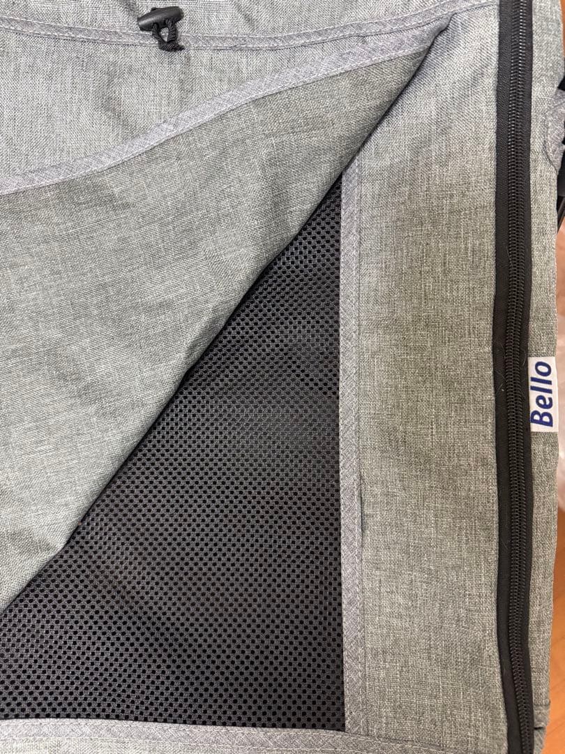 ワンタッチ　折りたたみペットカート グレー