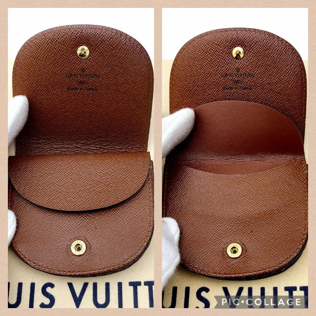 美品 ルイヴィトン ケース モノグラム M61970 ポルトモネ グゼ