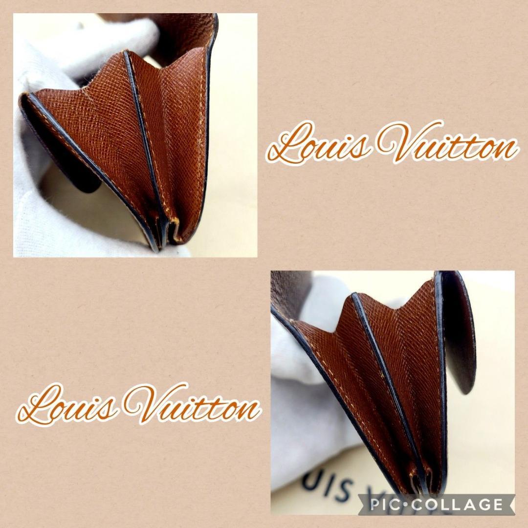 美品 ルイヴィトン ケース モノグラム M61970 ポルトモネ グゼ