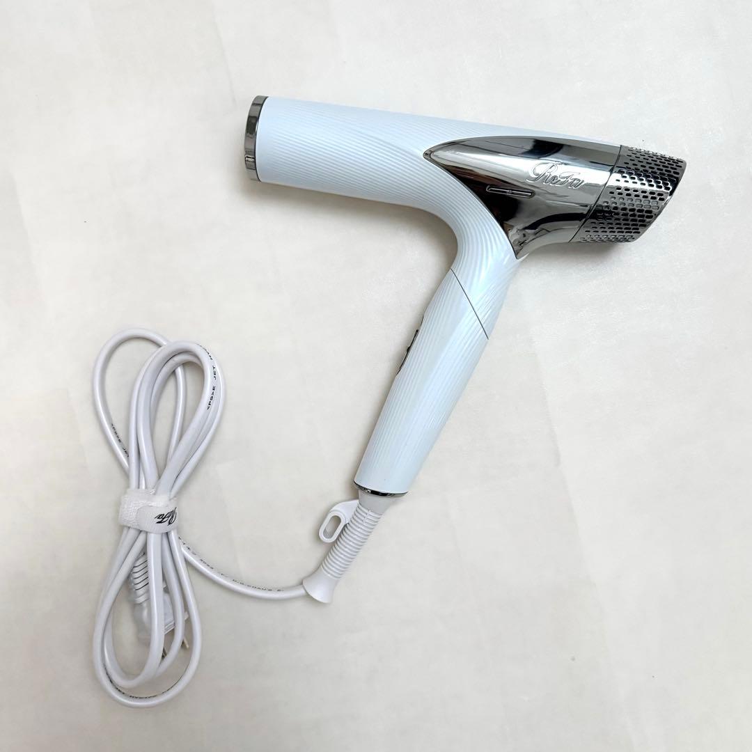 美品 ReFa リファ ドライヤー 白 ホワイト 折り畳み可能 軽量 コンパクト