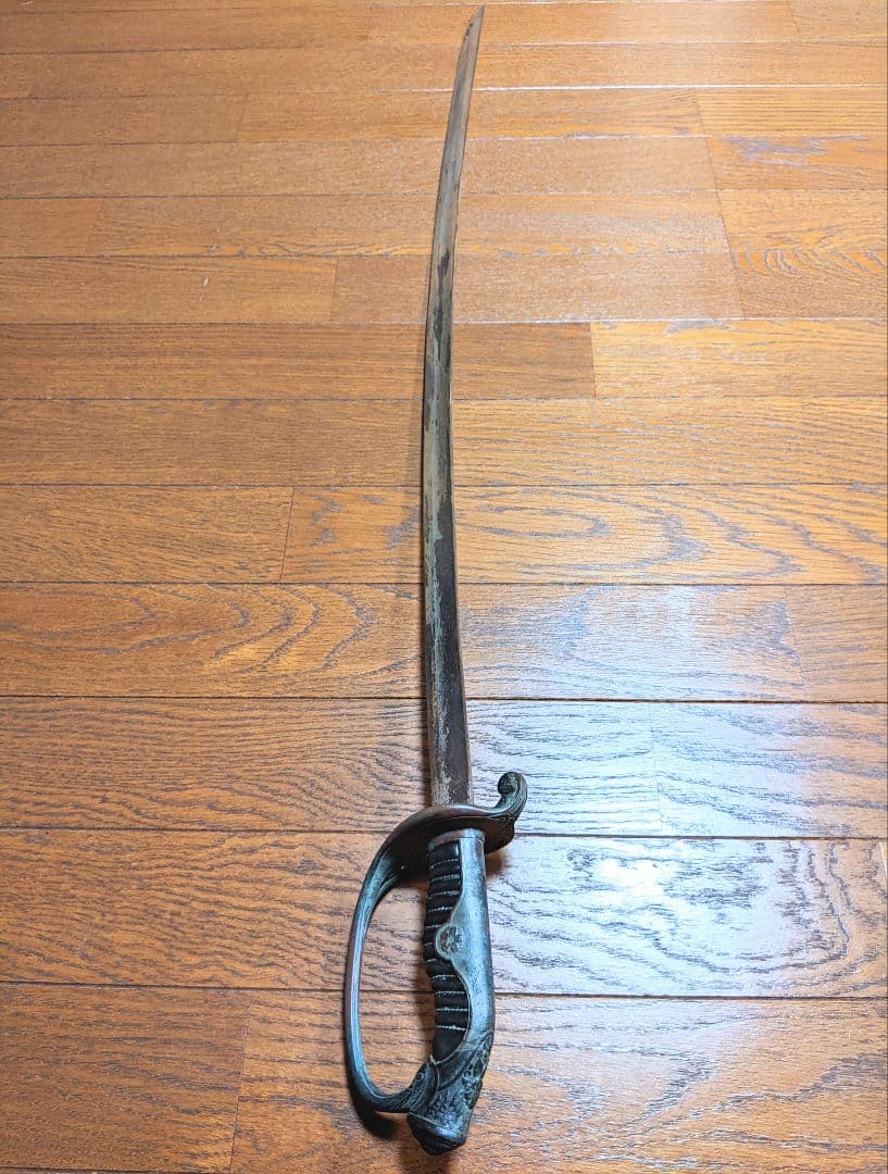 【当時物】旧日本軍 帝国陸軍 軍刀 指揮刀 模造刀 模造刀身 サーベル100cm