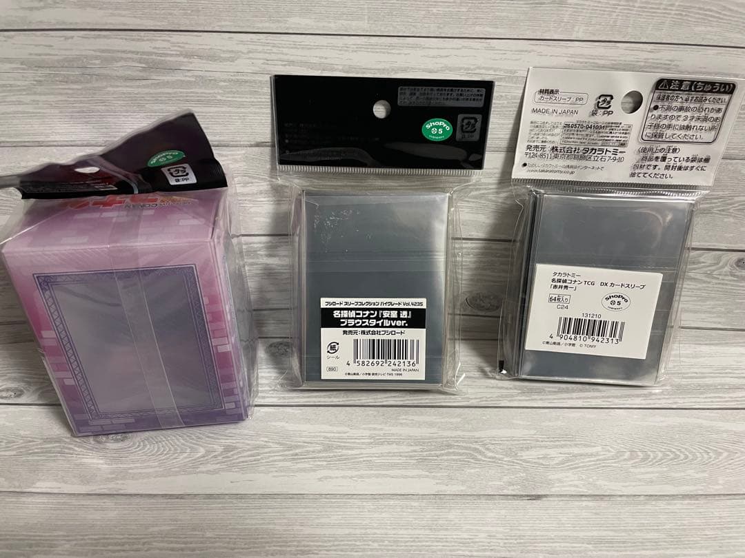 名探偵コナン　デッキホルダー・スリーブ　サプライ品　まとめ売り