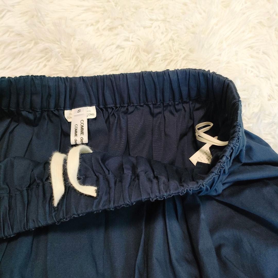 コムデギャルソンコムデギャルソン アシンメトリー ギャザー スカート S