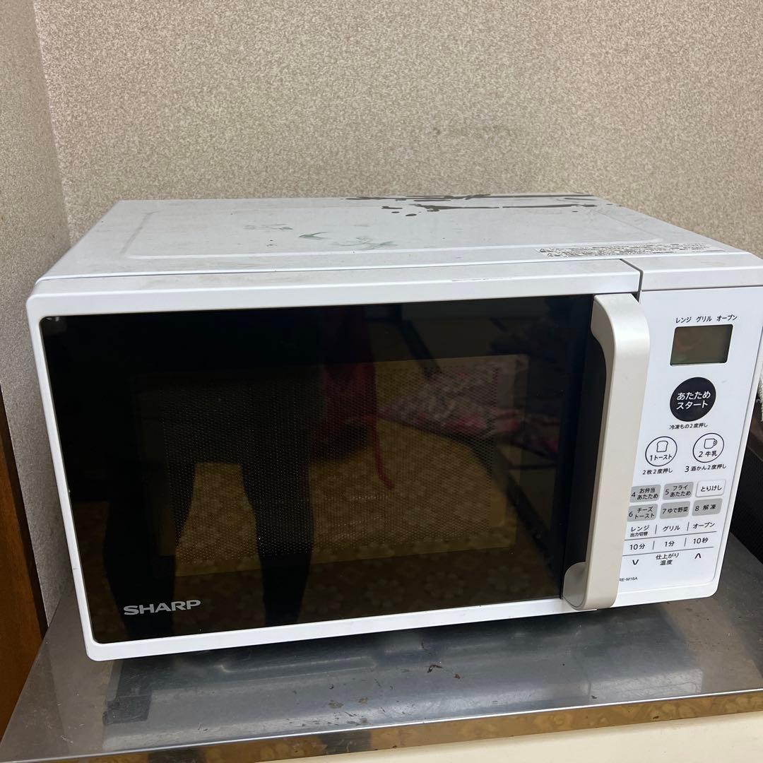 E136☆ シャープ オーブンレンジ RE-M16A-W　2022年製