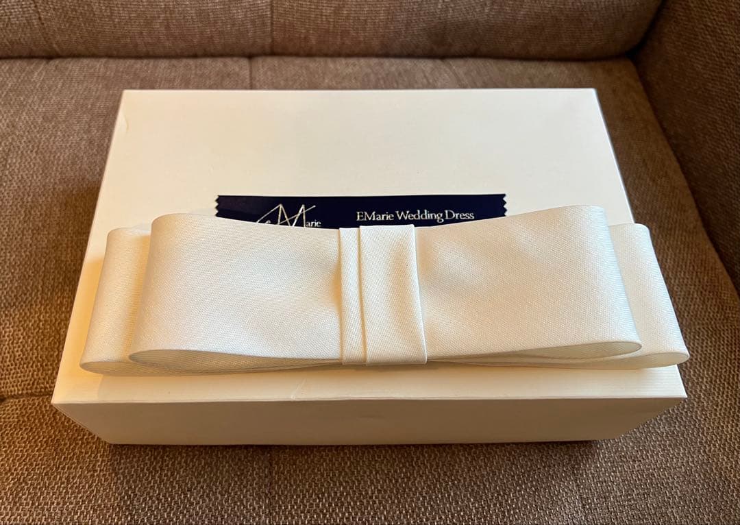 エマリーエ リボンボンネ Mサイズ 箱あり美品