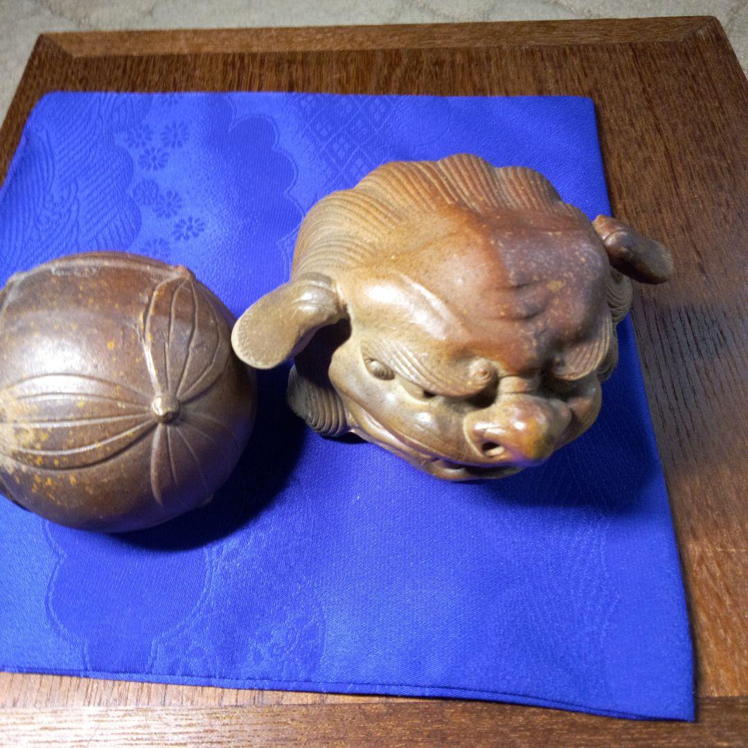 備前天杯唐獅子香呂木村友敬作