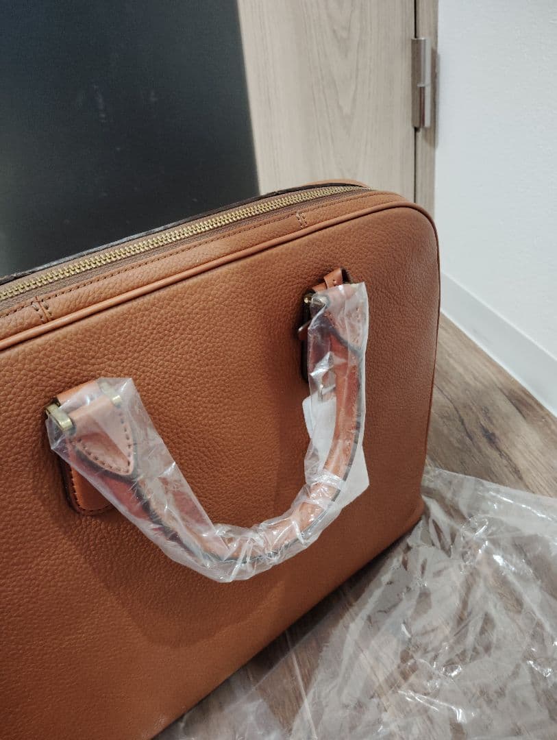 エルゴポック レザーバッグ キャメル