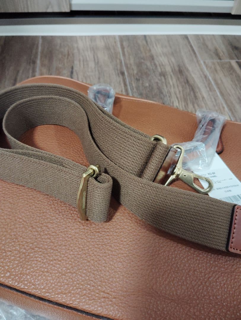 エルゴポック レザーバッグ キャメル