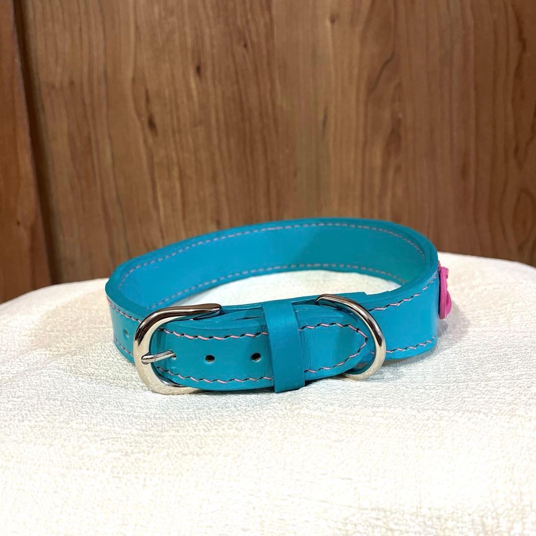 ぷ〜　犬の首輪　ハンドメイド