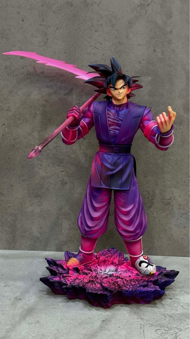 ドラゴンボールゴクウブラック フィギュア 頭二つ付き