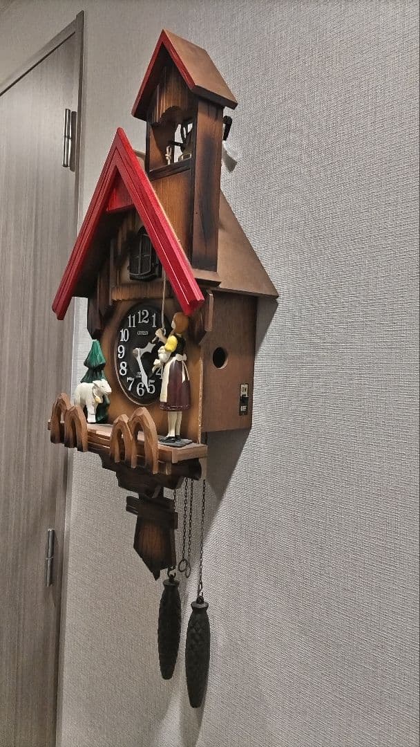 シチズン 鳩時計 ヴィンテージ稼動品 4MJ650-0