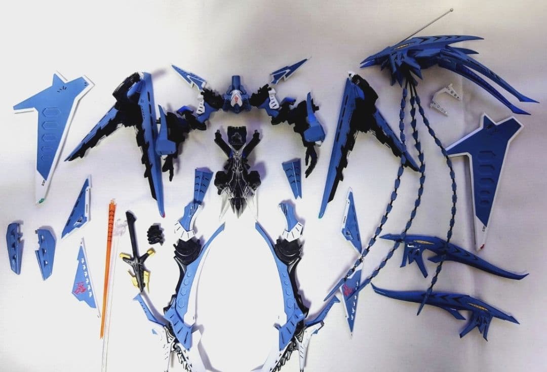 破烈の人形 リッタージェット ダルマス 1/144 塗装済完成品【ジャンク品