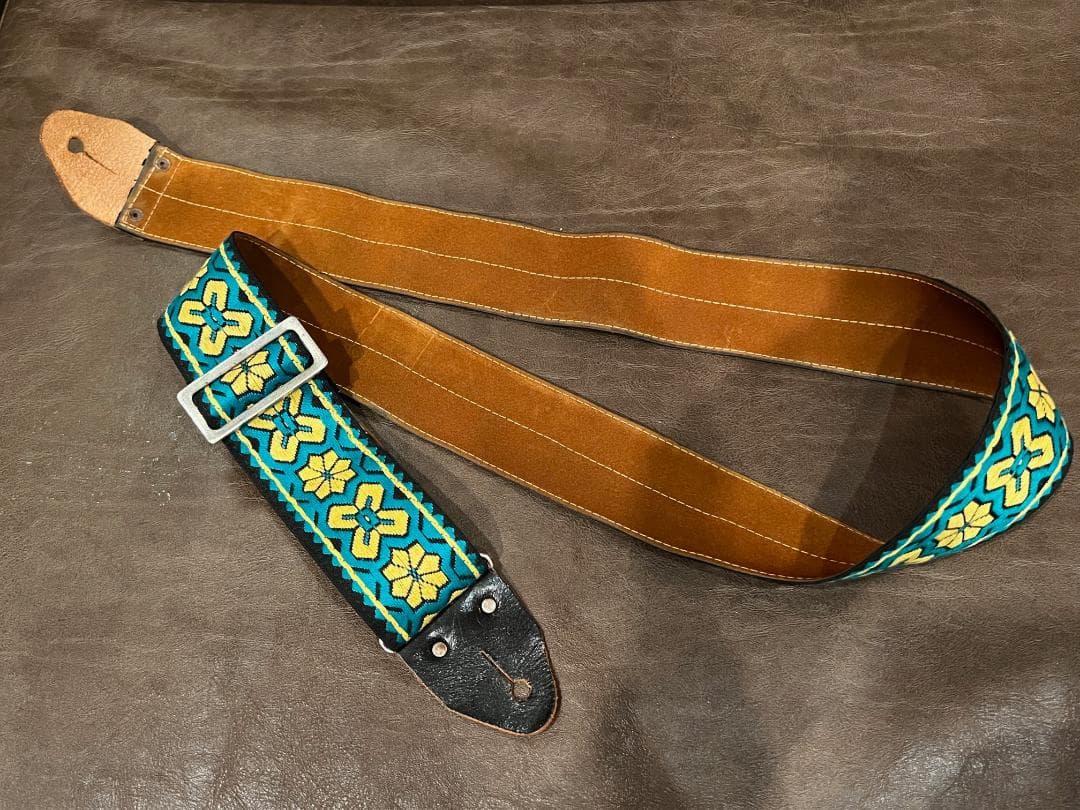 あ　ビンテージギターストラップ Greenwich